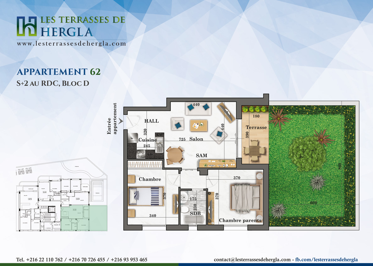 plan appartement 62