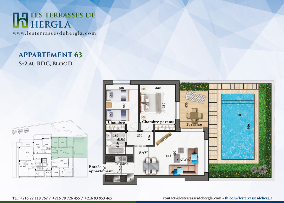 plan appartement 63